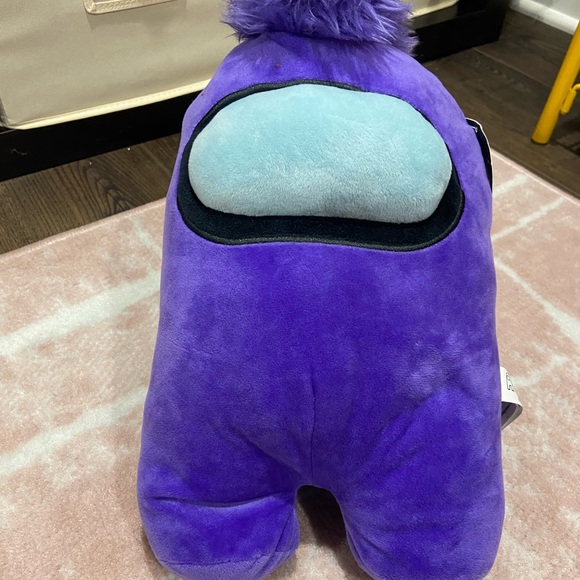 Toikido AMONG US  14”  Mega Mohawk purple plush - Picture 2 of 4